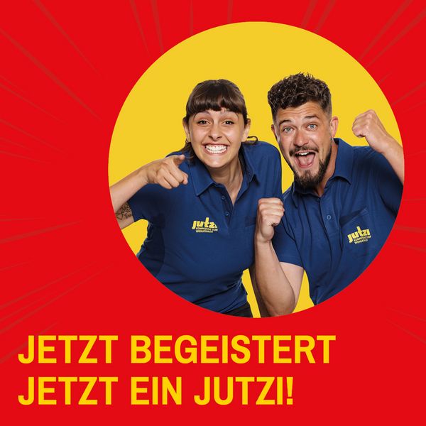 Jetzt begeistert – jetzt ein Jutzi!