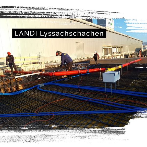 Im Lyssachschachen entsteht derzeit ein neuer Laden der LANDI Koppigen-Wynigen sowie ein neues fenaco-Leistungszentrum...